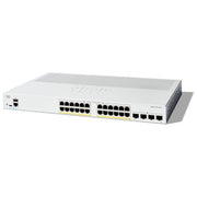 Cisco, Switch Gigabit Ethernet Gestito, 24 Porte PoE+, 4x SFP, L2-L3, Catalyst 1300-24P-4G