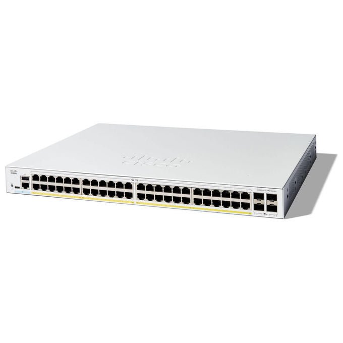 Cisco, Switch Gestito Catalyst 1300-48FP-4X, 48 Porte GE, Full PoE, 4x10GE SFP+
