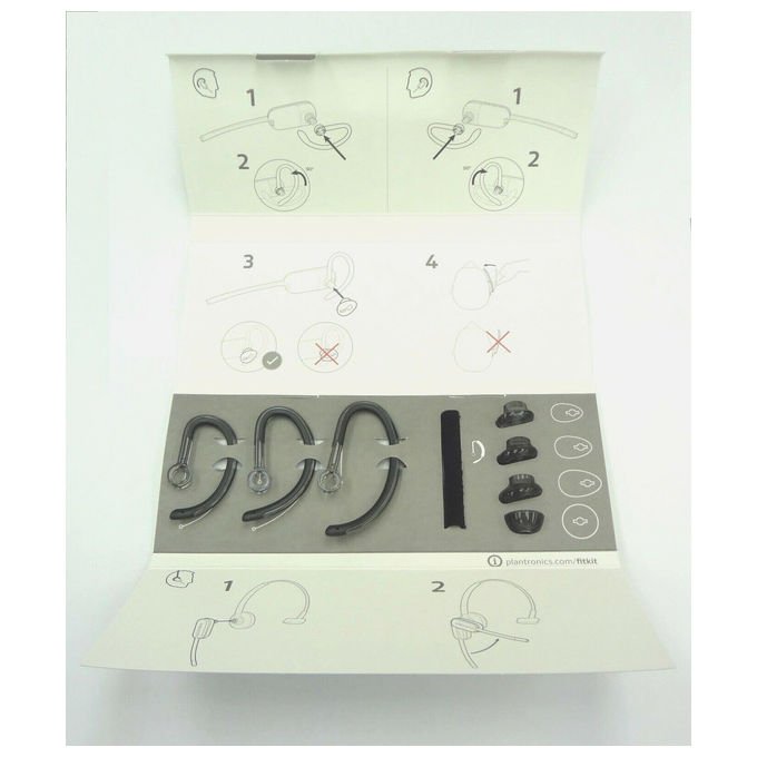 HP Poly, Kit Adattamento Cuffie Savi 8240-8245, Archetto e Auricolari