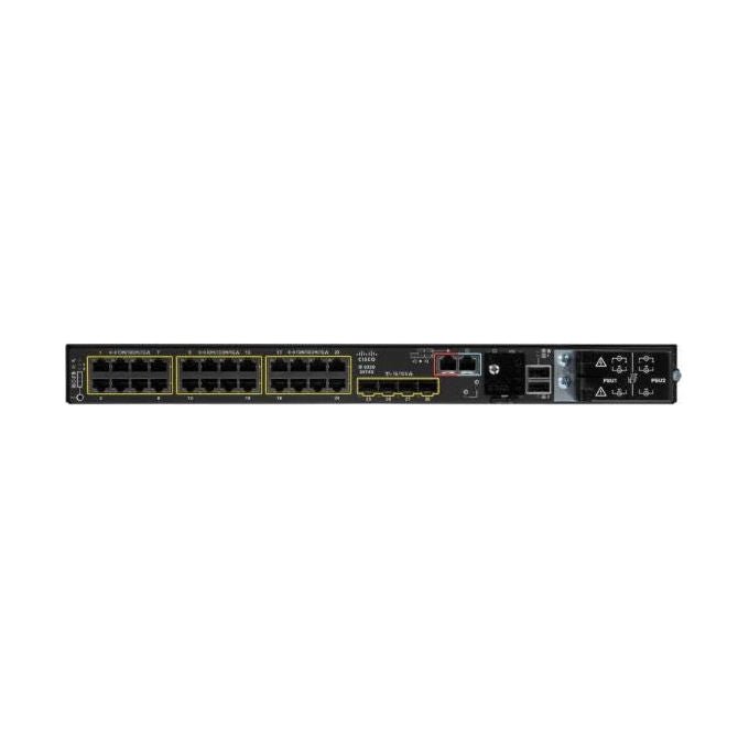 Cisco, Switch di Rete Gestito, 24 porte Gigabit Ethernet, 4 porte SFP+ 10 Gb, L2-L3, IE-9320-24T4X-E