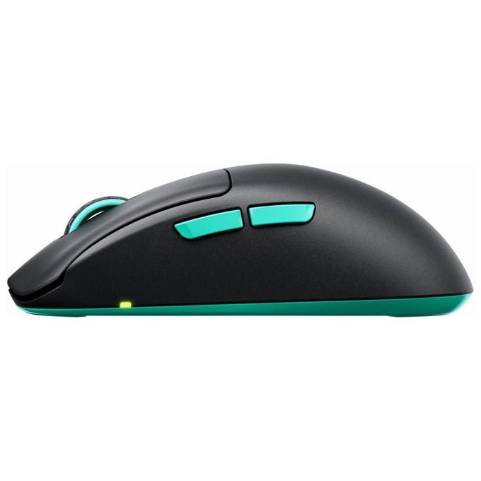Cherry Xtrfy, Mouse Wireless, Gaming Ottico, 26000 DPI, Nero e Turchese