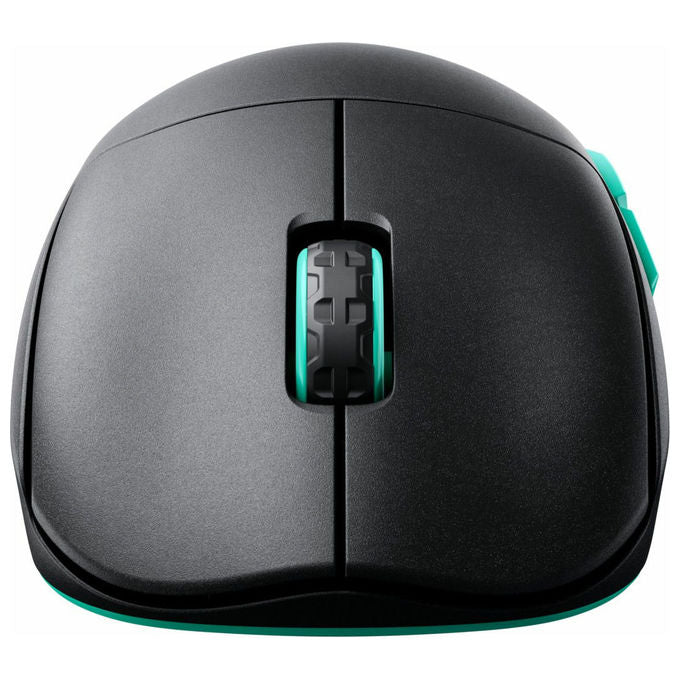 Cherry Xtrfy, Mouse Wireless, Gaming Ottico, 26000 DPI, Nero e Turchese