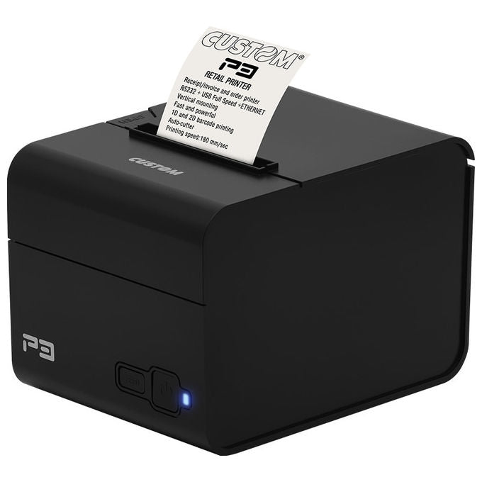 Custom P3X, Stampante Pos Termica, 203x203 Dpi, Rs - 232, Ethernet, Taglierina - Yeppon