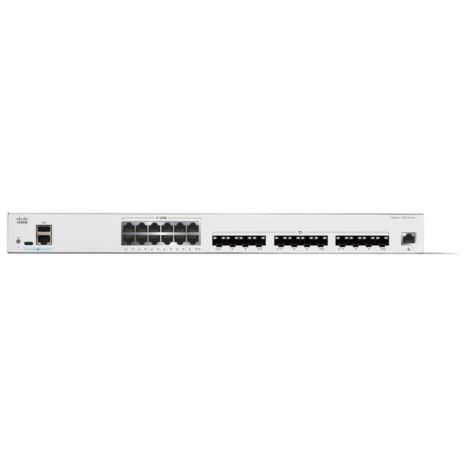 Cisco, Switch di Rete Gestito L2-L3, 12 Porte 10GE, 12 Porte SFP+, Gigabit Ethernet, Grigio