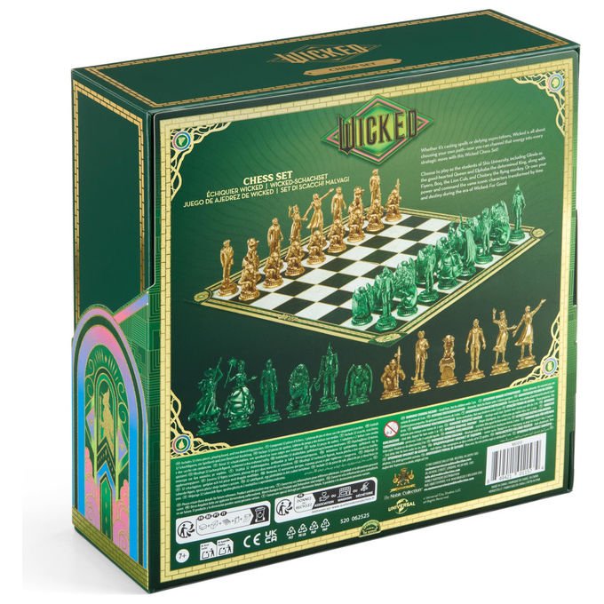 The Noble Collection, Set di Scacchi, Shiz University Contro Emerald City Wicked