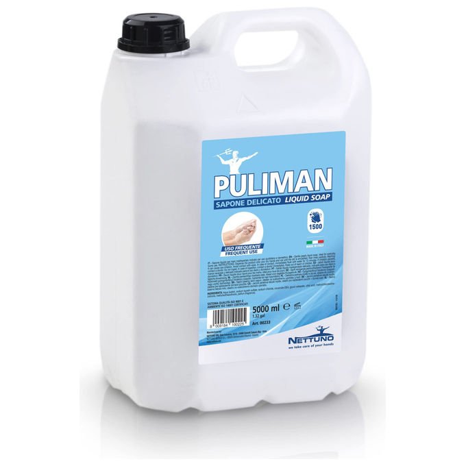 Nettuno, Sapone Liquido Puliman Lavanda, 5000ml, Per Comunita', Mense e Scuole