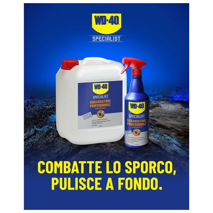 Wd-40 Specialist, Sgrassatore Professionale Concentrato, 1 Litro, Formula Diluibile