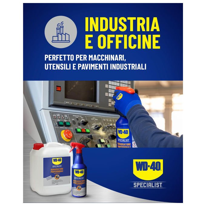 Wd-40 Specialist, Sgrassatore Professionale Concentrato, 1 Litro, Formula Diluibile