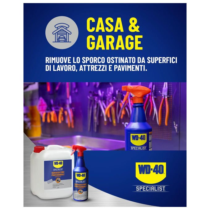 Wd-40 Specialist, Sgrassatore Professionale Concentrato, 1 Litro, Formula Diluibile