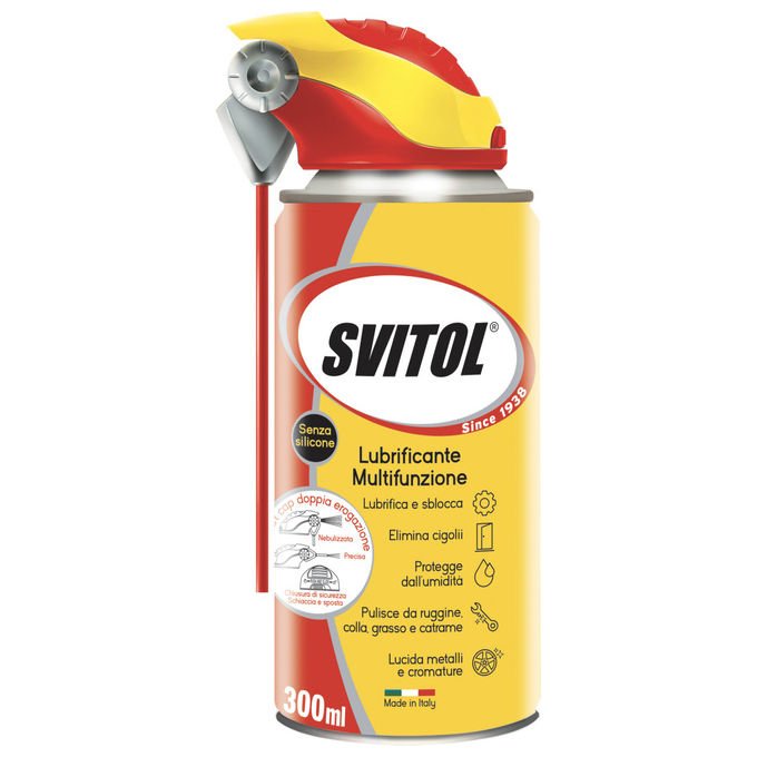 Svitol, Lubrificante Multifunzione Spray, 450 ml, Confezione da 6 Pezzi, Sbloccante, Antiossidante