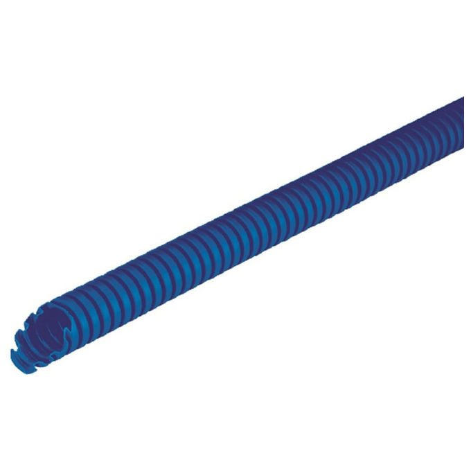 Blindo Plast, Tubo Corrugato PVC, Blu, Rotolo 100 m, Diametro 20 mm