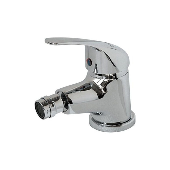 Hans Lebel, Miscelatore Bidet Rex, Cromato Lucido, Monocomando, Piletta Ottone