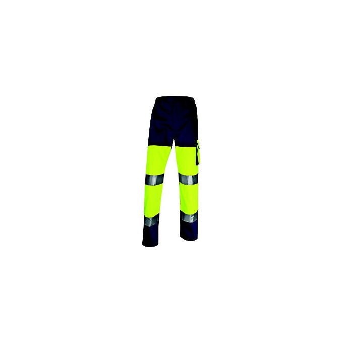 Delta Plus, Pantaloni da Lavoro Alta Visibilita', Multitasche, Unisex, Kepr Poliestere Cotone