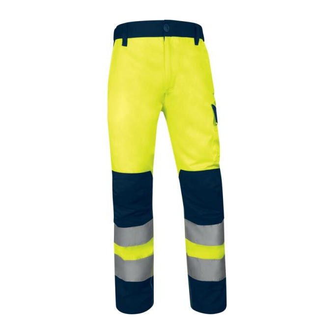 Delta Plus, Pantaloni da Lavoro Alta Visibilita', Multitasche Classe 2, Unisex