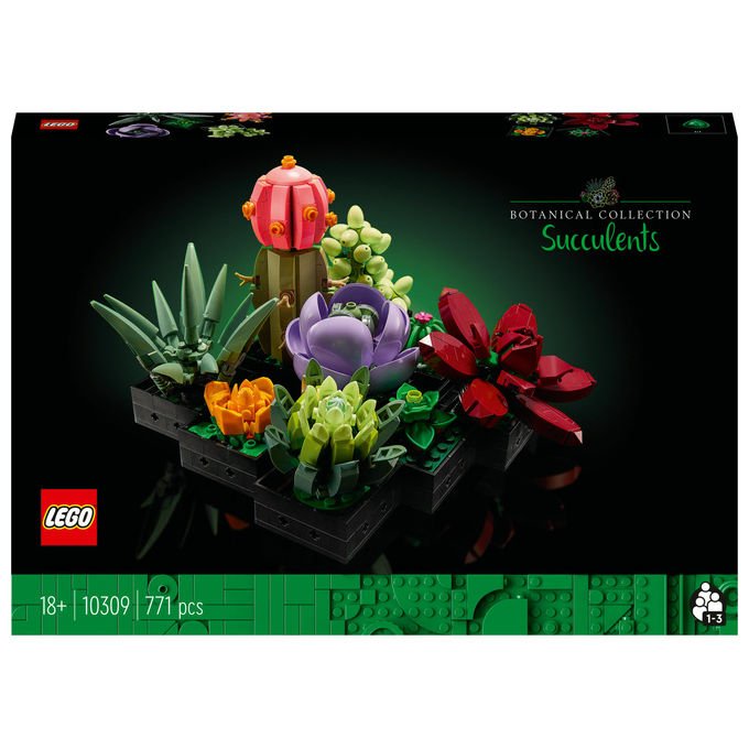 LEGO, Piante Grasse, Set costruzioni, Botanicals, 771 Pezzi, 10309