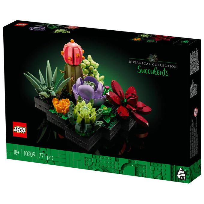 LEGO, Piante Grasse, Set costruzioni, Botanicals, 771 Pezzi, 10309