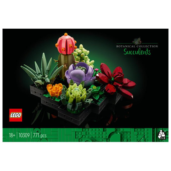 LEGO, Piante Grasse, Set costruzioni, Botanicals, 771 Pezzi, 10309