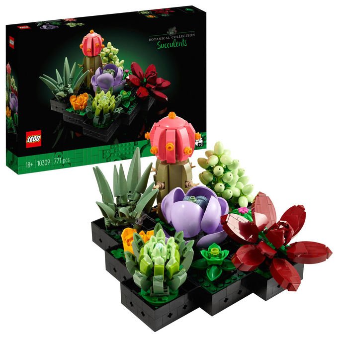 LEGO, Piante Grasse, Set costruzioni, Botanicals, 771 Pezzi, 10309