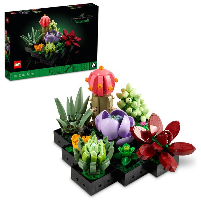 LEGO, Piante Grasse, Set costruzioni, Botanicals, 771 Pezzi, 10309