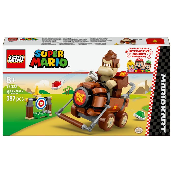 Lego, Super Mario Donkey Kong e Maxibarile DK, Set da costruzione, 72033
