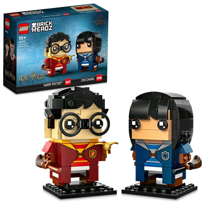 Lego, Harry Potter e Cho Chang BrickHeadz 40616, Set Costruzioni, 267 Pezzi