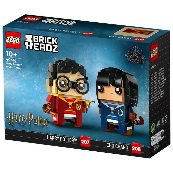 Lego, Harry Potter e Cho Chang BrickHeadz 40616, Set Costruzioni, 267 Pezzi