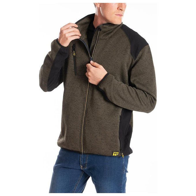 Rica Lewis Felpa Imbottita richie, Verde, Taglia XL, Con Zip, Collo Alto