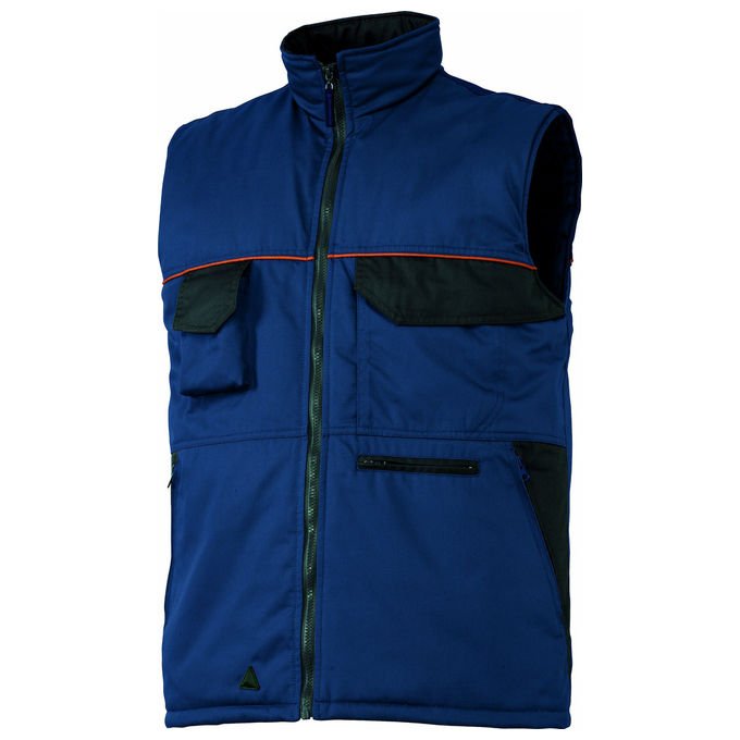Deltaplus, Gilet da lavoro Panoply M2-Corporate, Taglia M, Blu e Nero, Invernale