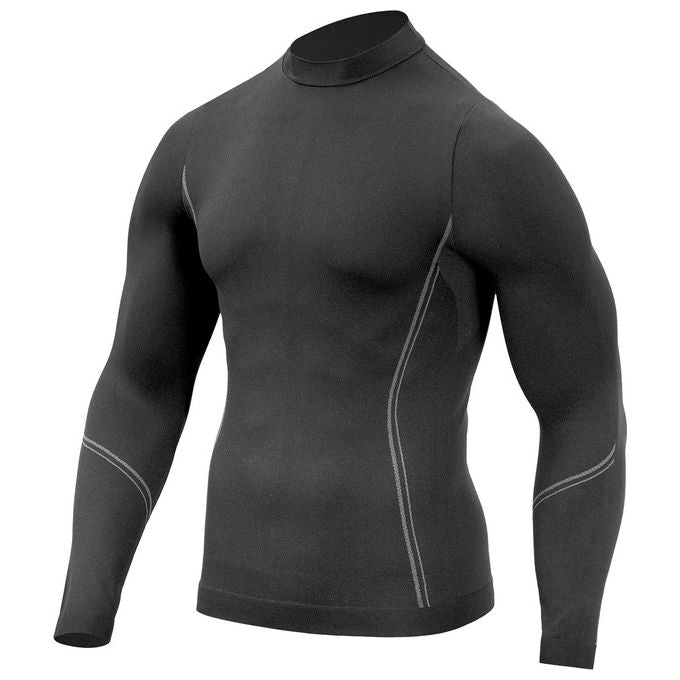 Worik Feel Maglia Manica Lunga, Termoregolante, Antibatterico, Nera, S-M