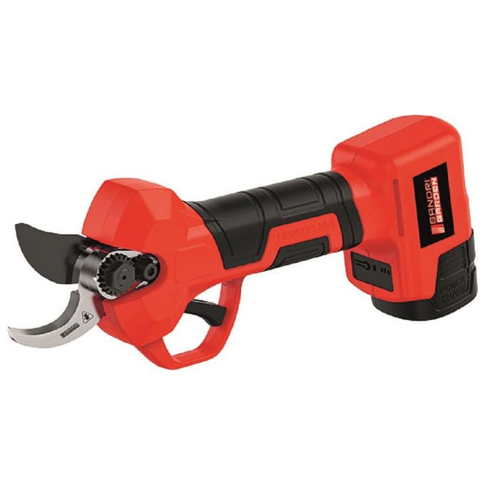 Sandrigarden Forbici Potatura a Batteria 25 mm 2 Batterie Litio 16.8V Brushless SG-FP 2500