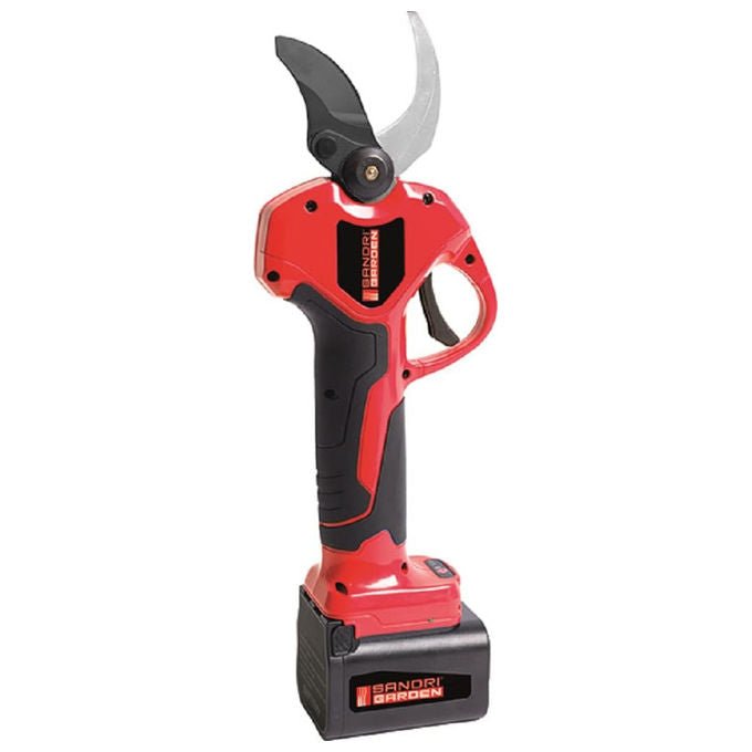 Sandrigarden Forbici Potatura a Batteria 21V 4Ah Taglio 40mm con 2 Batterie e Valigetta