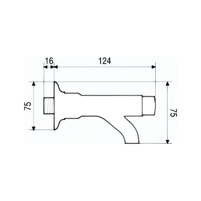 Vigor, Rubinetto per fontane, Attacco da 1-2'' maschio