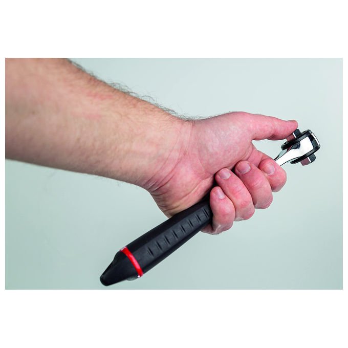 Usag, Cricchetto con Quadro Scorrevole 237 D 1-4, 60 Denti, Acciaio Forgiato