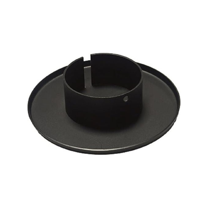Smalbo, Rosone per stufe pellet, Tappo maschio, Nero opaco, 8 cm