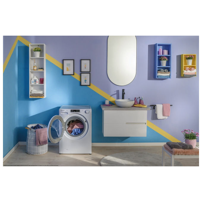 Candy CSO286TWM61S Smart Pro Inverter Lavatrice Frontale 8 Kg 1200 rpm Classe A Wi-Fi Bluetooth 16 Programmi (85x60x54 cm) colore Bianco