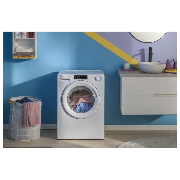 Candy CSO286TWM61S Smart Pro Inverter Lavatrice Frontale 8 Kg 1200 rpm Classe A Wi-Fi Bluetooth 16 Programmi (85x60x54 cm) colore Bianco