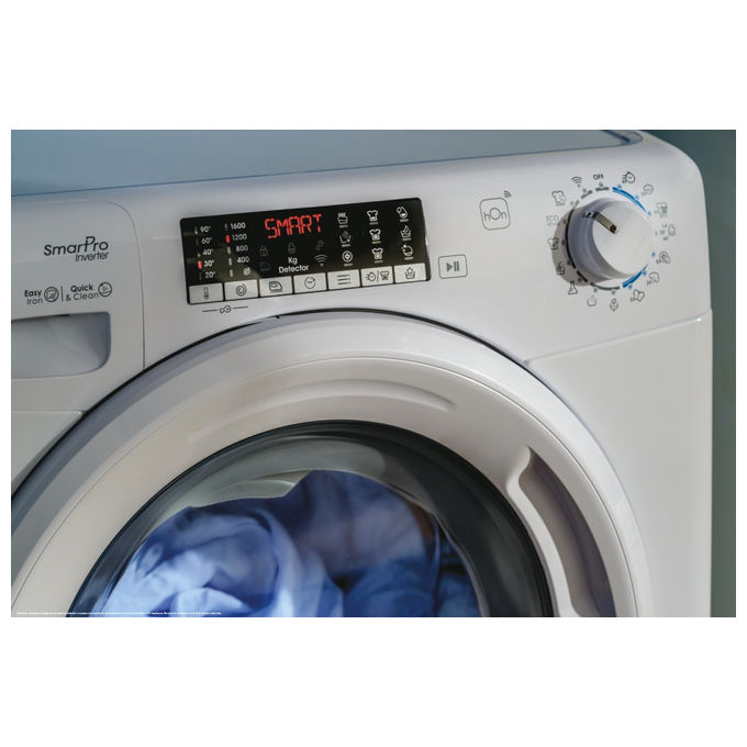 Candy CSO286TWM61S Smart Pro Inverter Lavatrice Frontale 8 Kg 1200 rpm Classe A Wi-Fi Bluetooth 16 Programmi (85x60x54 cm) colore Bianco
