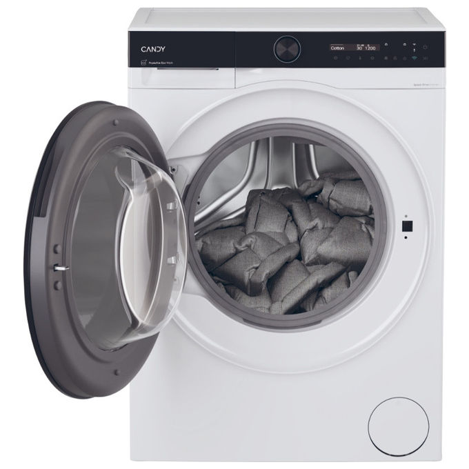Candy BS 48SB6-S Lavatrice Slim 8 Kg 1400 rpm Inverter Wi-Fi colore Bianco