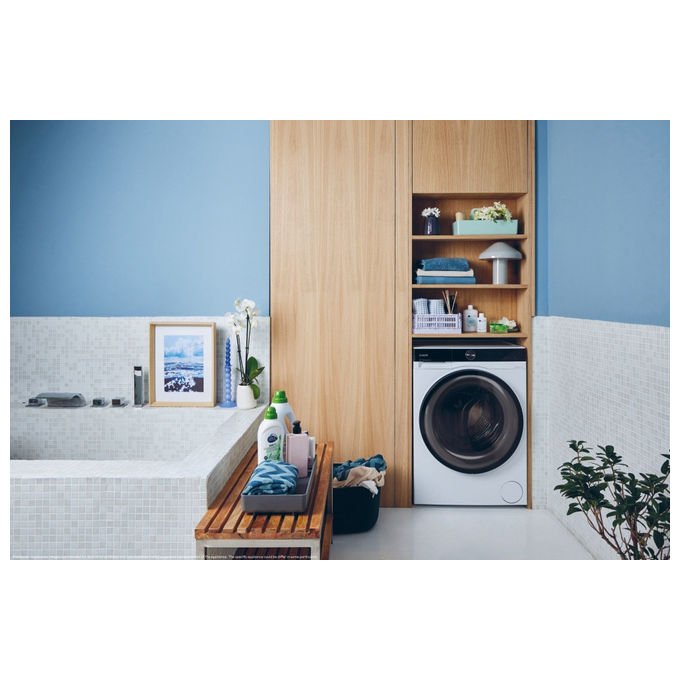 Candy BS 48SB6-S Lavatrice Slim 8 Kg 1400 rpm Inverter Wi-Fi colore Bianco