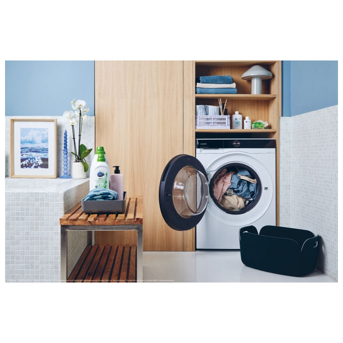 Candy BS 48SB6-S Lavatrice Slim 8 Kg 1400 rpm Inverter Wi-Fi colore Bianco