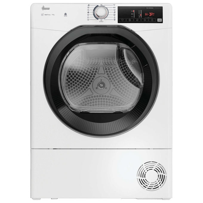 Hoover, Asciugatrice a Pompa di Calore, 9 Kg, Classe D, Wi-Fi, Bianco, Modello HR EH9N2TBE-S