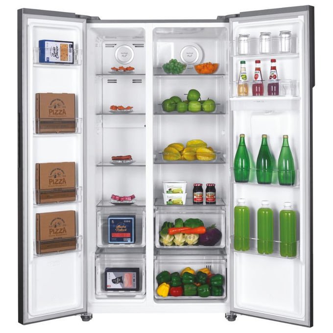 Candy Frigorifero Side by Side Libera Installazione 529 L Acciaio Inox No frost CHSBSO-6174XWD