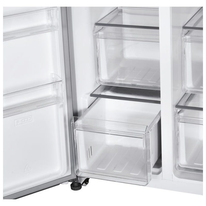 Candy Frigorifero Side by Side Libera Installazione 529 L Acciaio Inox No frost CHSBSO-6174XWD