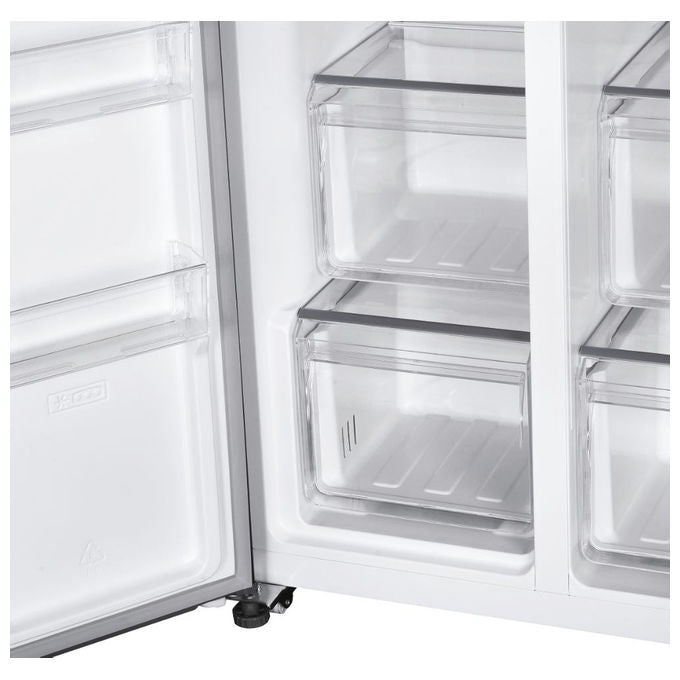 Candy Frigorifero Side by Side Libera Installazione 529 L Acciaio Inox No frost CHSBSO-6174XWD