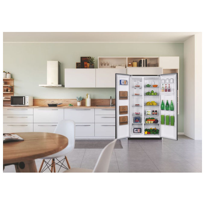 Candy Frigorifero Side by Side Libera Installazione 529 L Acciaio Inox No frost CHSBSO-6174XWD