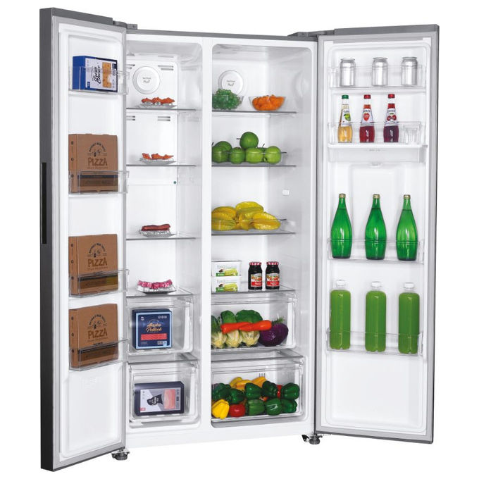 Candy Frigorifero Side by Side Libera Installazione 529 L Acciaio Inox No frost CHSBSO-6174XWD
