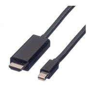 VALUE, Cavo Mini DisplayPort, UHDTV 4K, 3 m, Nero