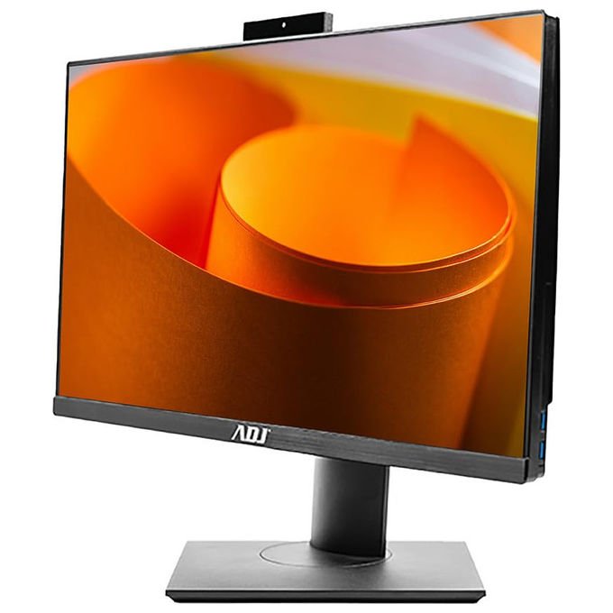 Adj, Pc All-In-One, 23.8 pollici, Intel I7-13620H, 16GB, 500GB, Windows 11 Pro, Nero