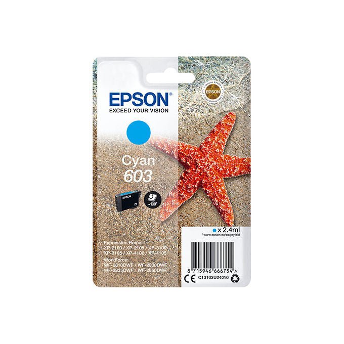 GandG, Cartuccia inchiostro ciano, Compatibile Epson 603XL, Premium