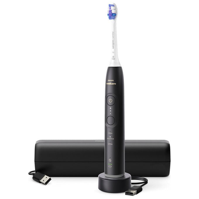Philips, Spazzolino Elettrico Sonico, HX7411-02, Nero, Ricaricabile